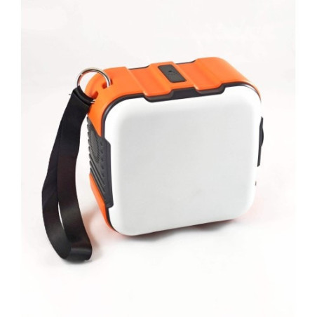 Batterie nomade et compacte 100W Blanc/Orange - INOVALLEY - INPWS100