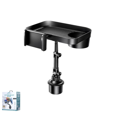 Support smartphone voiture RM-C48 avec porte-gobelet Noir - REMAX - REMRP-C48BK