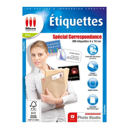 Papier déco fenêtre Fête Trompe-l’œil Transparent - MICRO APPLICATION - 5366