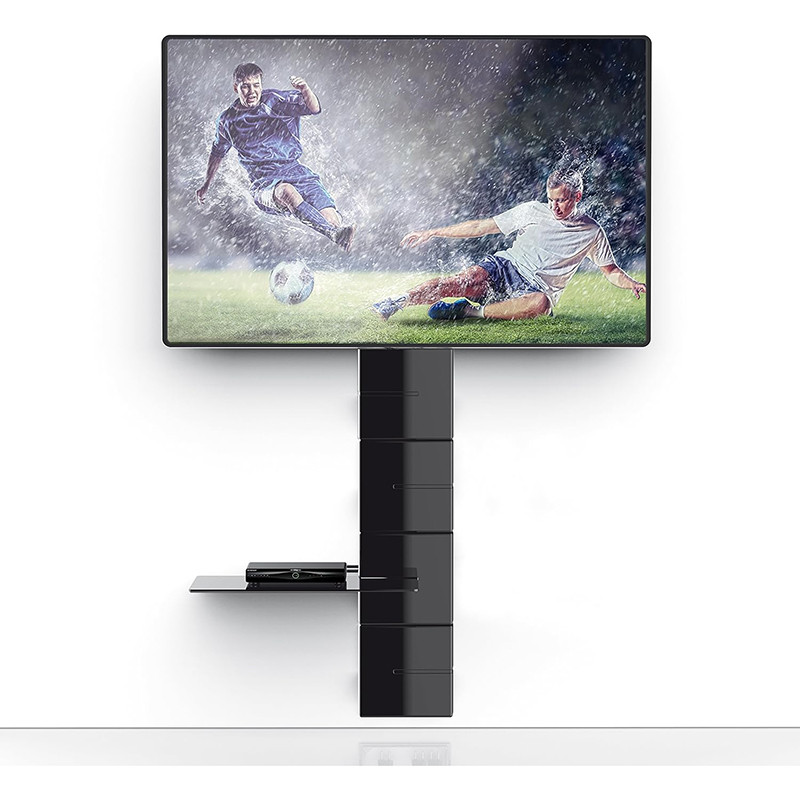 Meuble TV mural Ghost Cube Cover 2 cubes Noir - MELICONI - BA480524