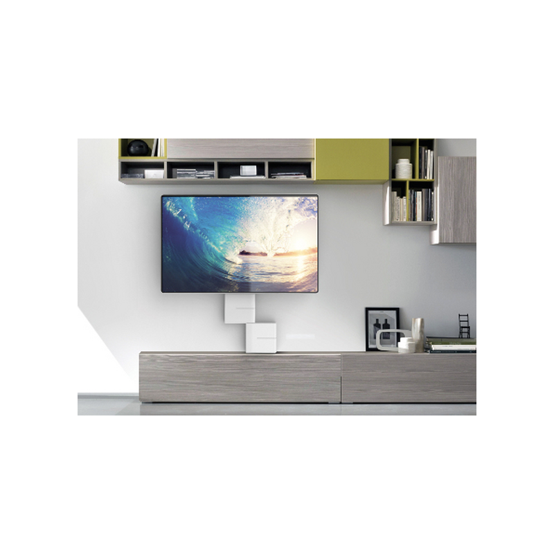 Meuble TV mural Ghost Cube Blanc - MELICONI - BA480525