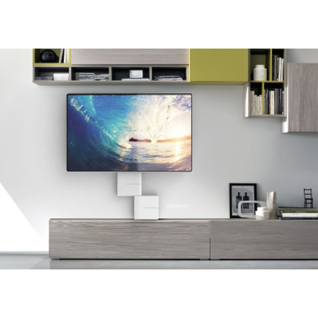 Meuble TV mural Ghost Cube Blanc - MELICONI - BA480525