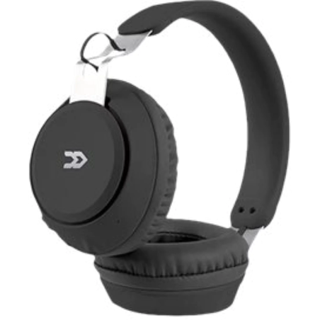 Casque audio sans fil Bluetooth Assistant vocal MicroSD Noir - AVENZO - AVHP2001B