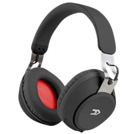 Casque audio sans fil Bluetooth Assistant vocal MicroSD Noir - AVENZO - AVHP2001B