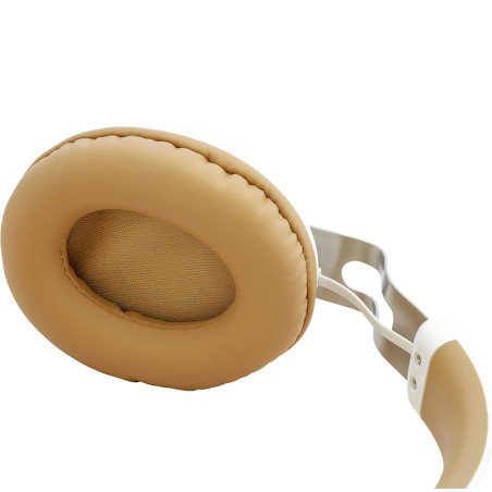 Casque audio sans fil Bluetooth Assistant vocal MicroSD Blanc - AVENZO - AVHP2001W