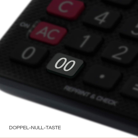 Calculatrice imprimante 12 chiffres Noir - CASIO - CAHR8TEC