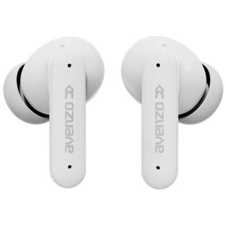 Écouteurs Bluetooth sans fil avec batterie externe Blanc - AVENZO - AVTW5010W