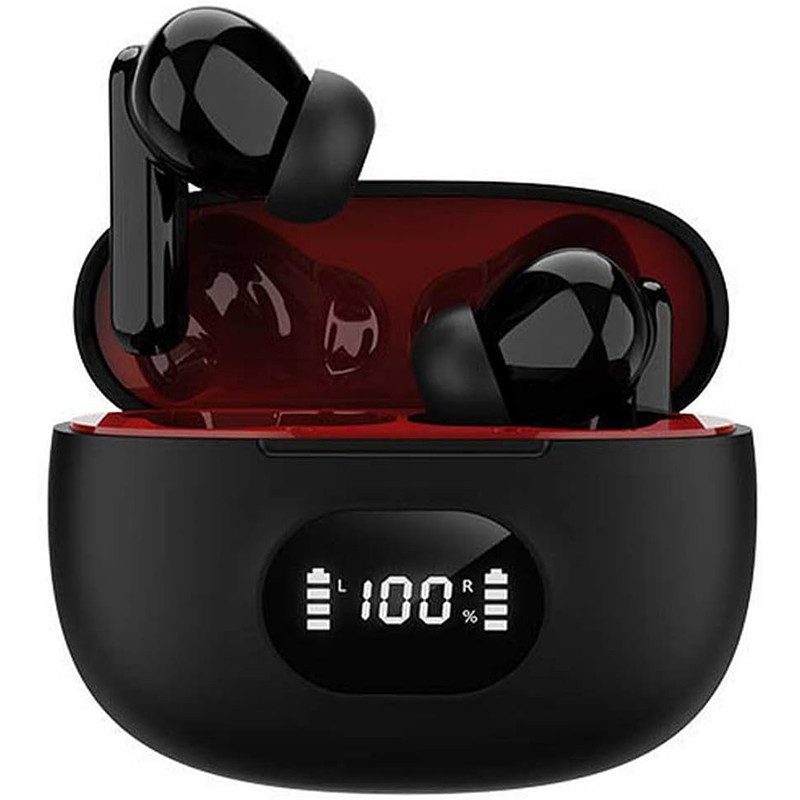 Écouteurs Bluetooth sans fil avec batterie externe Noir - AVENZO - AVTW5010B