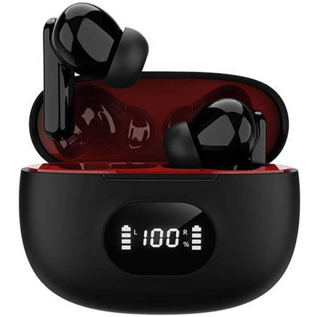 Écouteurs Bluetooth sans fil avec batterie externe Noir - AVENZO - AVTW5010B