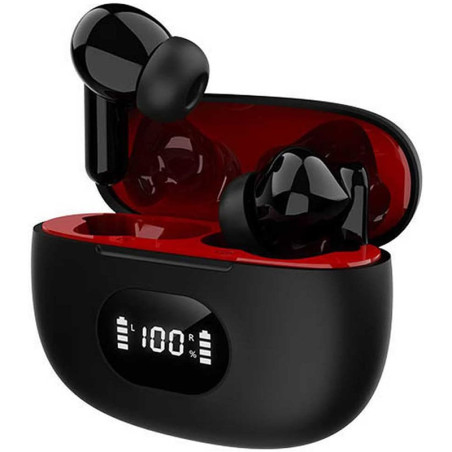 Écouteurs Bluetooth sans fil avec batterie externe Noir - AVENZO - AVTW5010B