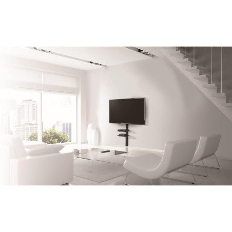 Support mural Slimstyle AV Shelf 12 kg Noir - MELICONI - MEL480515
