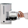 Cafetière filtre Breakfast 12 tasses 900W Blanc/Bleu - ARIETE - ARI1394WH