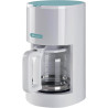 Cafetière filtre Breakfast 12 tasses 900W Blanc/Bleu - ARIETE - ARI1394WH