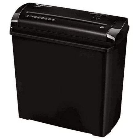 Destructeur de documents P-25S à coupe droite 5 feuilles Noir - FELLOWES - 4701001