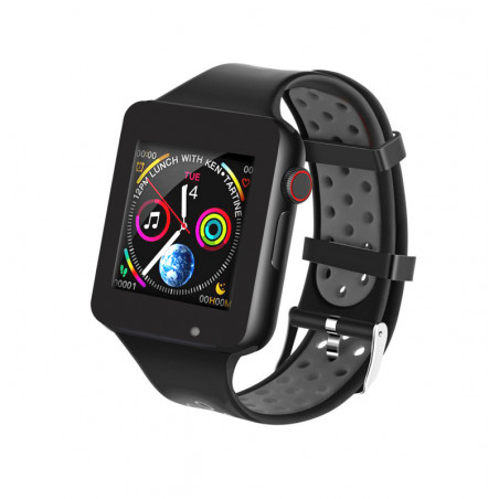 Montre connectée écran tactile Android & IOS 1.54" Noir - INOVALLEY - INMC20