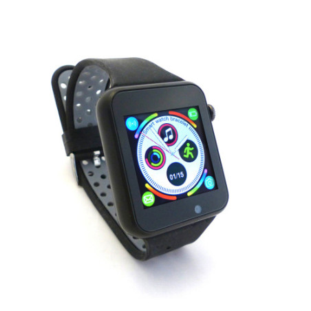 Montre connectée écran tactile Android & IOS 1.54" Noir - INOVALLEY - INMC20