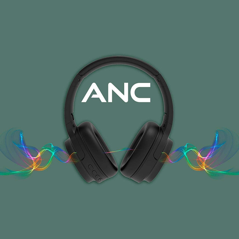 Casque Bluetooth ANC 8h Noir - AVENZO - AVHP2003B