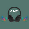 Casque Bluetooth ANC 8h Noir - AVENZO - AVHP2003B