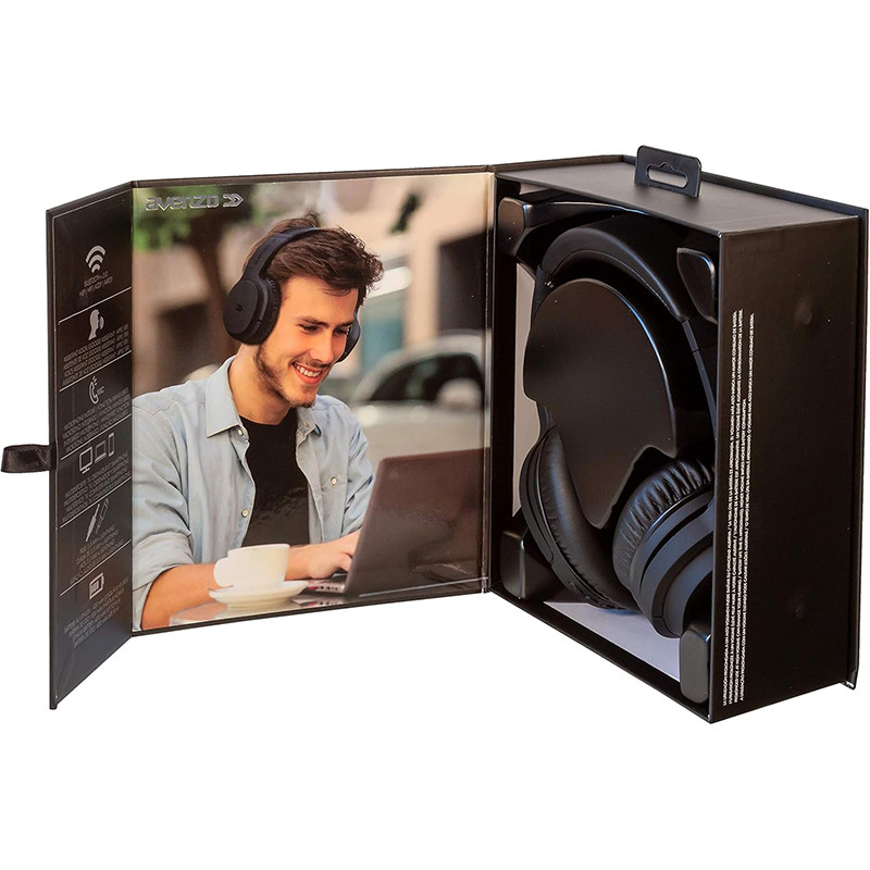 Casque Bluetooth ANC 8h Noir - AVENZO - AVHP2003B