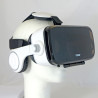Lunettes de réalité virtuelle 3D avec casque intégré et manette Bluetooth Blanc - INOVALLEY - INLU11