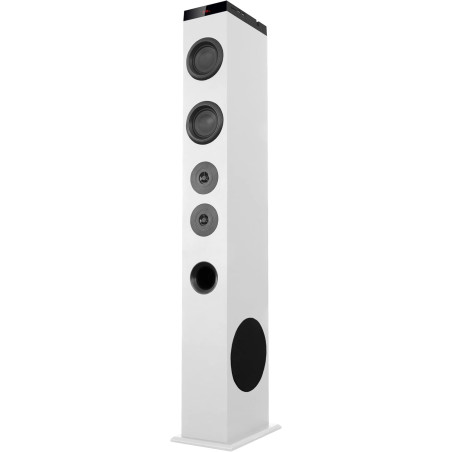 Tour de son bluetooth Sound Tower 80W RMS Blanc - AVENZO - AVST4001W