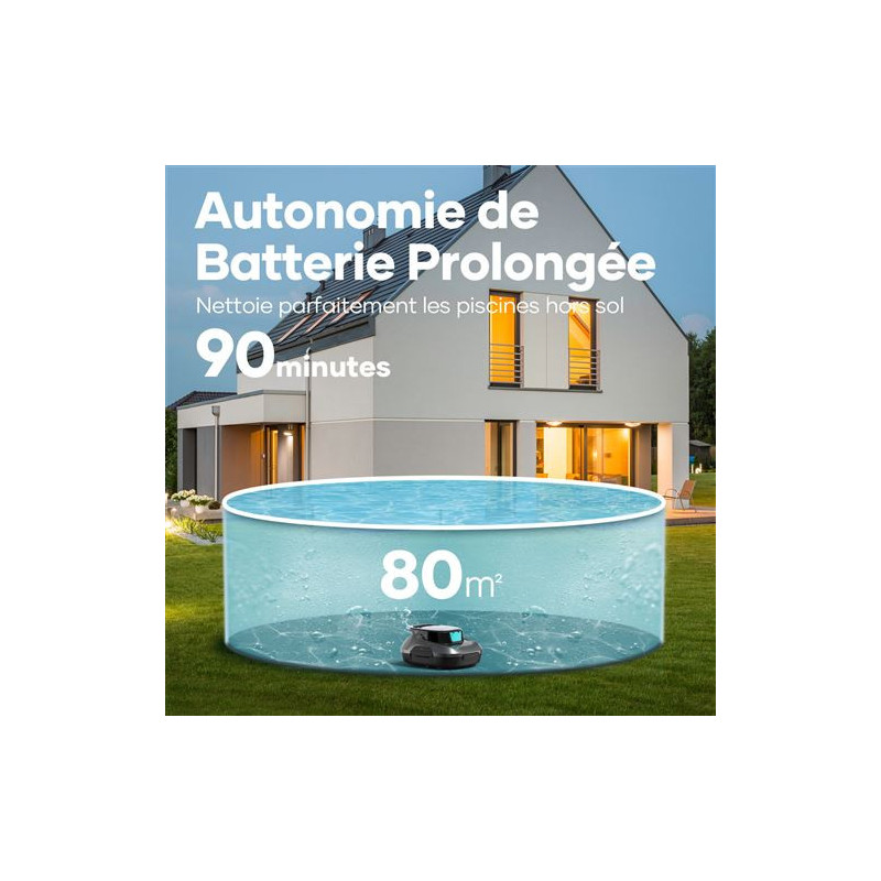 Robot nettoyeur piscine sans fil 12,6 W -AIPER - SCUBA SE