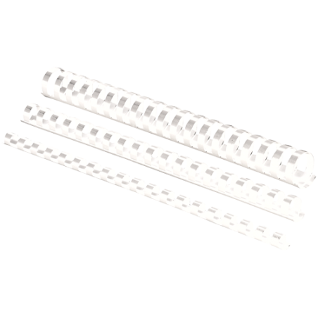 Pack de 50 anneaux de reliure en plastique 51mm Blanc - FELLOWES - 5350202