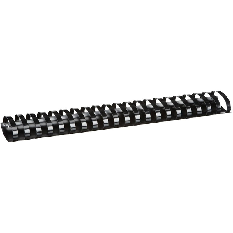Pack de 50 anneaux de reliure en plastique 51mm Noir - FELLOWES - 5350502