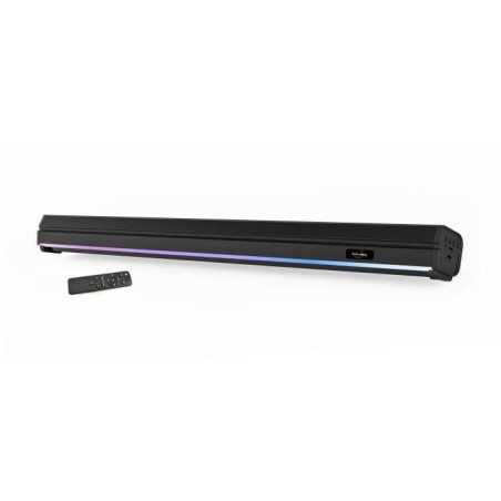 Barre de son lumineuse BS11 60W Noir - INOVALLEY - INBS11