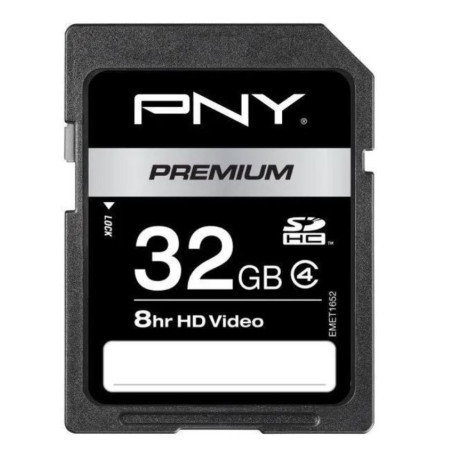 Carte mémoire SDHC Optima 32Go Classe 4 Noir - PNY - SDCARD_OPTI_32Go