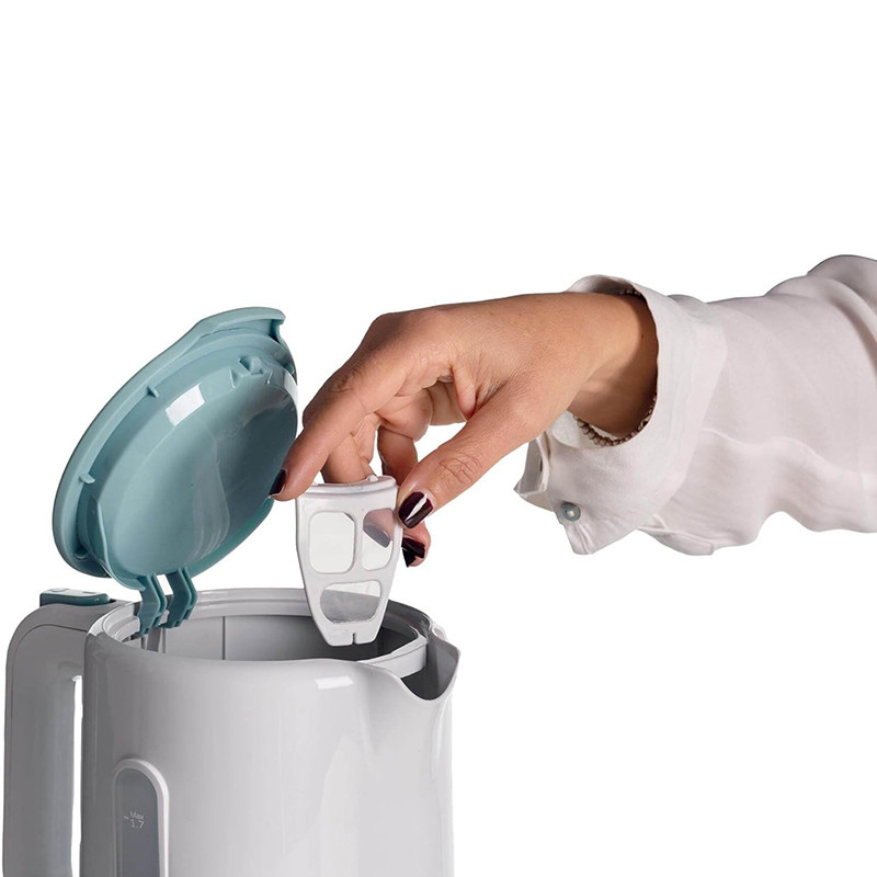 Bouilloire électrique 2000W 1,7L Blanc/Bleu - ARIETE - ARI2846WH