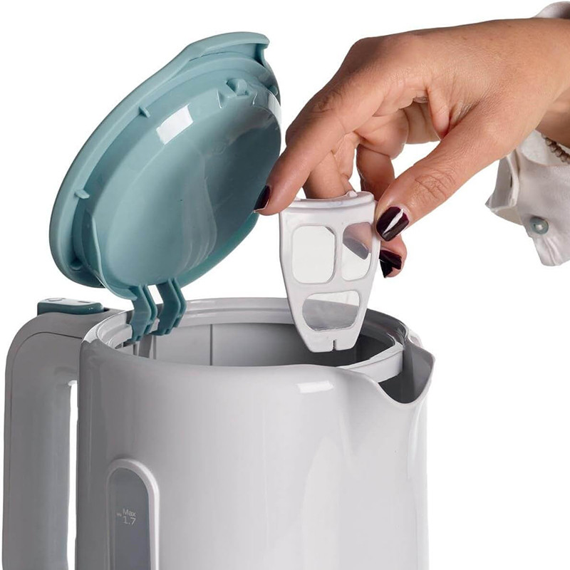 Bouilloire électrique 2000W 1,7L Blanc/Bleu - ARIETE - ARI2846WH