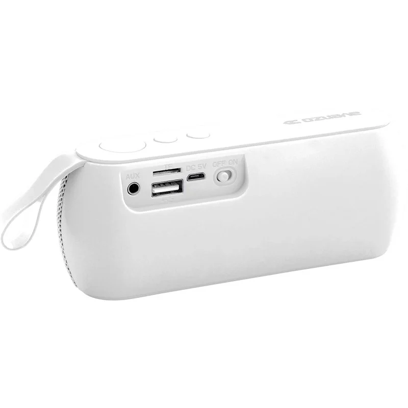 Enceinte Bluetooth 3W FM/USB/MP3 Blanc - AVENZO - AVSP3101W