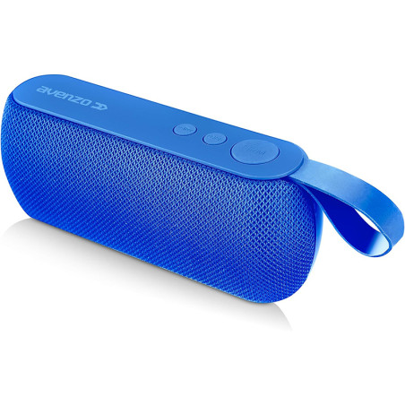 Enceinte Bluetooth sans fil 3W FM/USB/MP3 Bleu - AVENZO - AVSP3101L