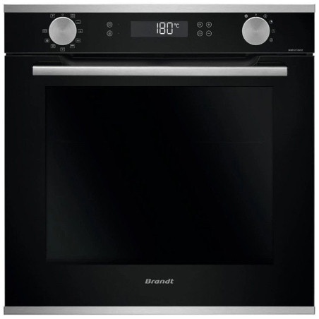 Four encastrable multifonction Pyrolyse 73L Inox - BRANDT - BOP7544LX