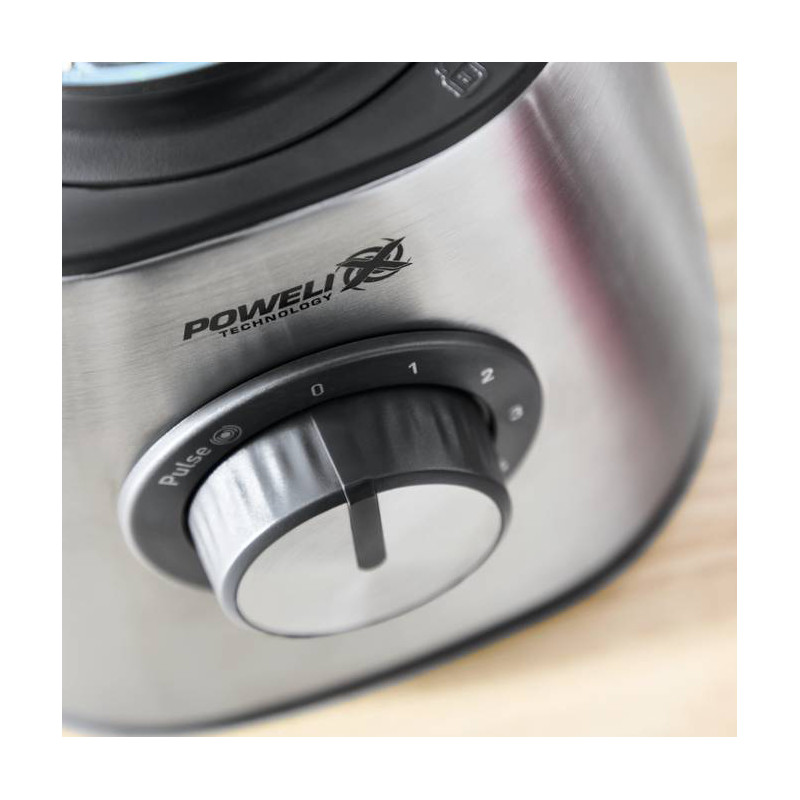 Blender Blendforce base métal 1,75L Inox - MOULINEX - LM439D10