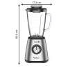 Blender Blendforce base métal 1,75L Inox - MOULINEX - LM439D10