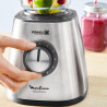 Blender Blendforce base métal 1,75L Inox - MOULINEX - LM439D10