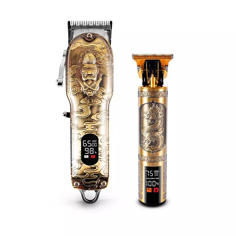 Kit de tondeuse sans fil en métal avec trousse de voyage - BECKER SHAVES & TRIMS - TWINBARBER