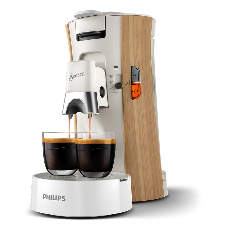 Cafetière à dosettes Senseo Select 1450W Blanc - PHILIPS - CSA240/06