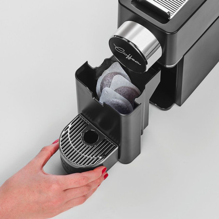 Machine à café à dosettes Coffea S18B 0,85L Noir/Argent - POLTI - PCEU0124