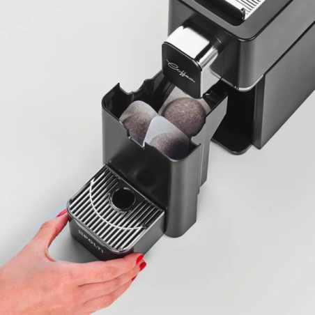 Machine à café à dosettes Coffea S18B 0,85L Noir/Argent - POLTI - PCEU0124