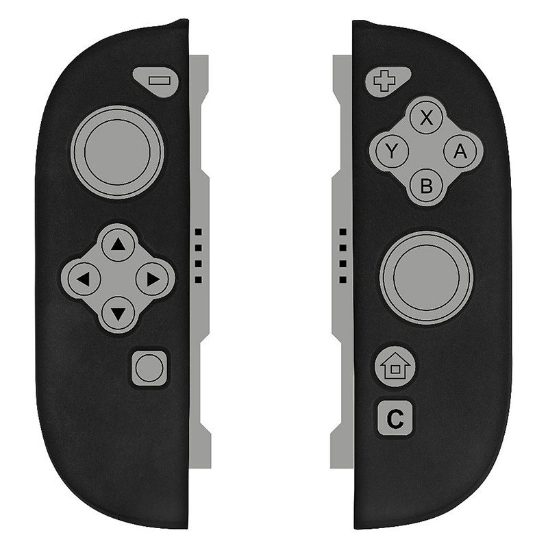 Protection en silicone pour Joy-Con Nintendo Switch 2 Noir - KONIX - 61889000078