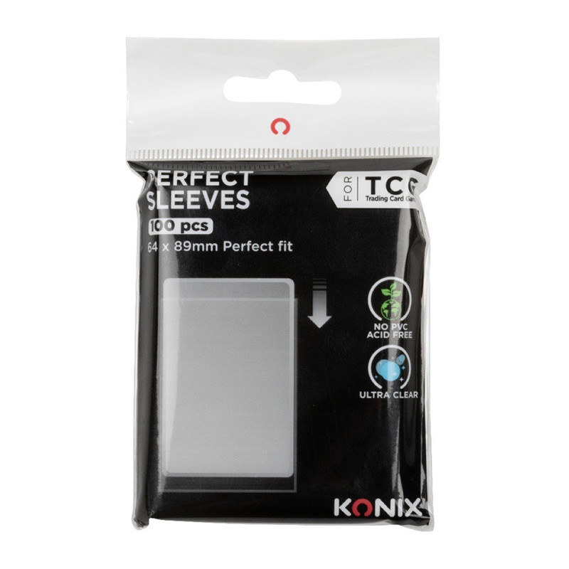 Protège-cartes Perfect 100 pcs Transparent - KONIX - 61889000064