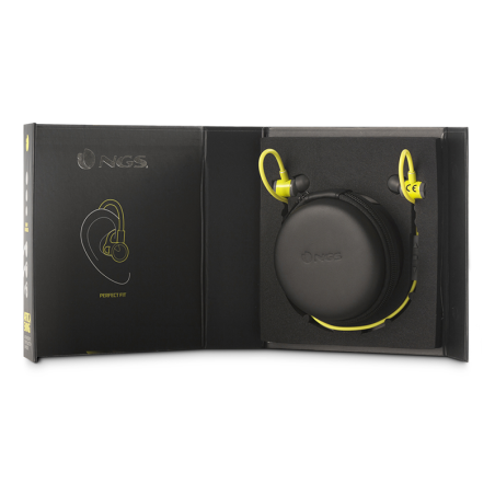 Écouteurs sport Bluetooth Artica Swing Gris/Jaune - NGS - 69561106050