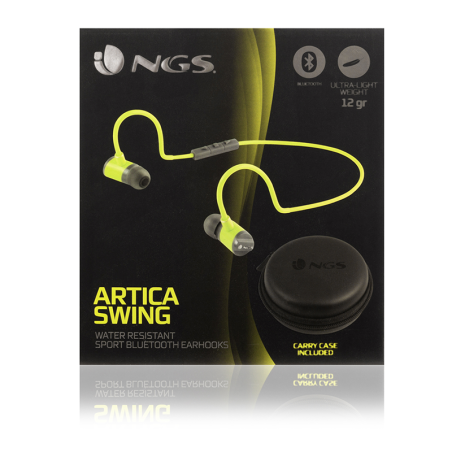 Écouteurs sport Bluetooth Artica Swing Gris/Jaune - NGS - 69561106050
