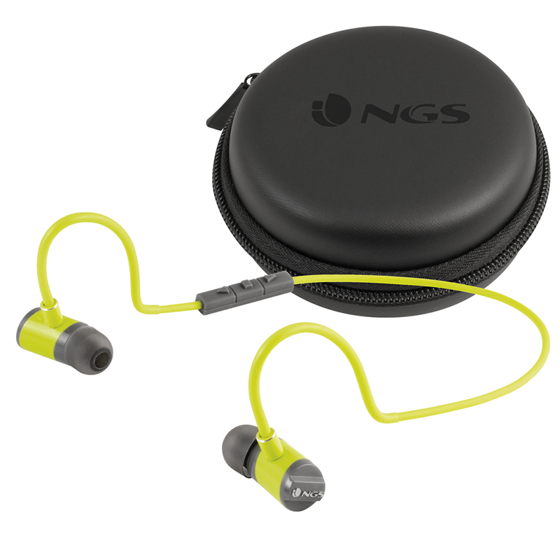 Écouteurs sport Bluetooth Artica Swing Gris/Jaune - NGS - 69561106050