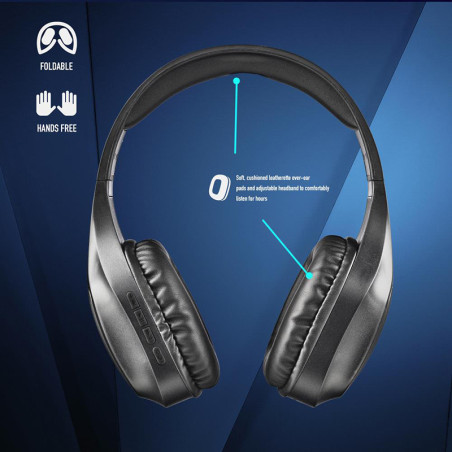 Casque Bluetooth Artica Wrath Black Noir - NGS - 69569000007