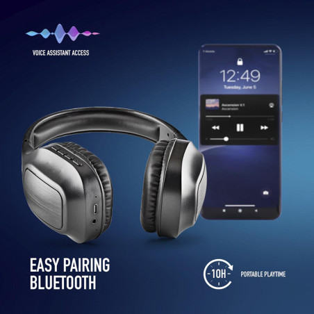 Casque Bluetooth Artica Wrath Black Noir - NGS - 69569000007