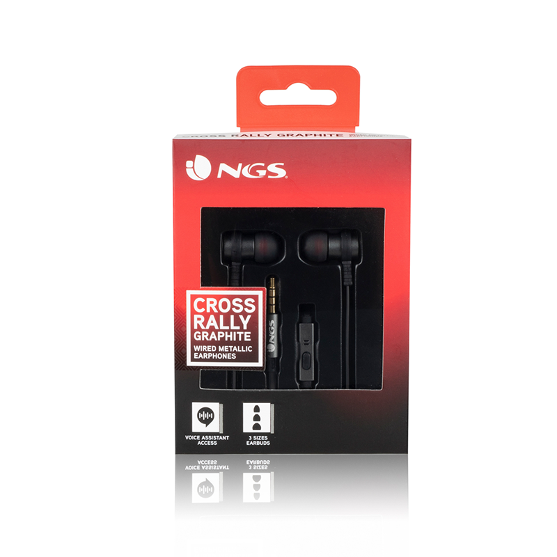 Écouteurs intra-auriculaires Cross Rally Graphite - NGS - 69561120621